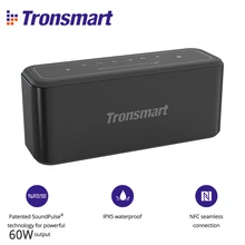 Tronsmart-Altavoz Bluetooth Mega Pro TWS, barra de sonido IPX5 impermeable, columna de cine en casa, asistente de voz, Control EQ, NFC, actualización de 60W