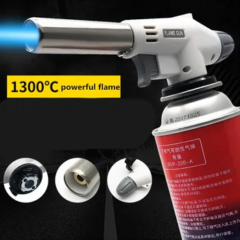 

Flame Gun portable adjustable temperature spray gun welding torch high temperature baking barbecue spray gun head BBQ Outdoor