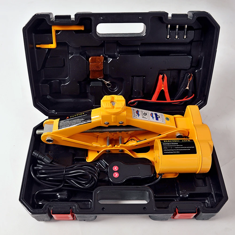 12V3TonCarElectricJackAutoLiftScissorJackLiftingJack