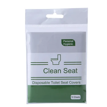 

Soluble Water Disposable Toilet Pad 10 Pieces Travel Toilet Seat Cushion Paper