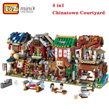 

Mini Street Building Blocks Chinatown Series Shop Brick 1732 1733 1734 1735 Assembling Building Model Kids Educationa Toys Gifts