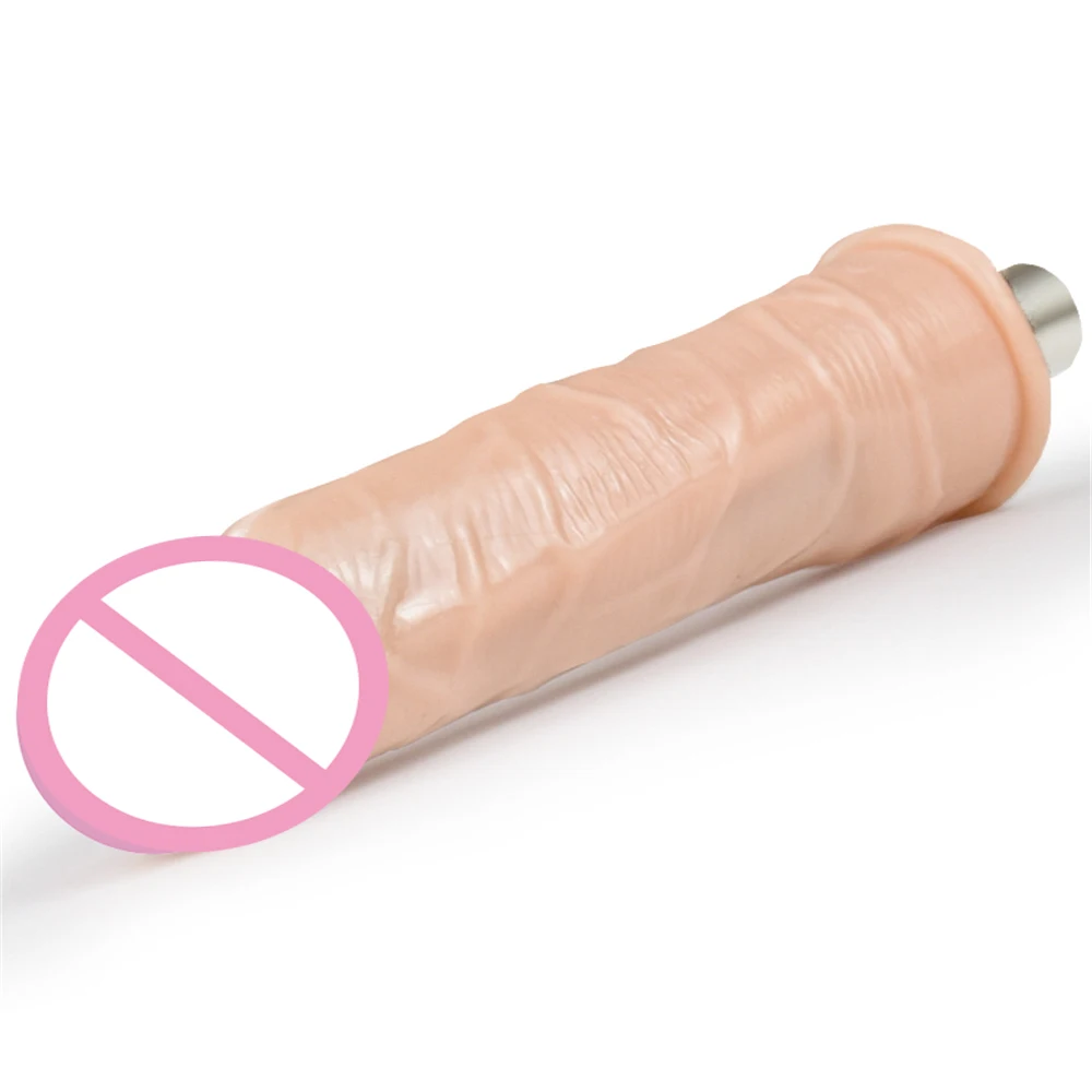 iKenmu Well Made Dildo Attachments Sex Machine Attachments Silicone Dildo for 3XLR Connector Sex Machine Accessories Dildo