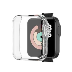 Comprehensive Protective Shell Cover for Smartwatch with TPU Screen Protection (White)