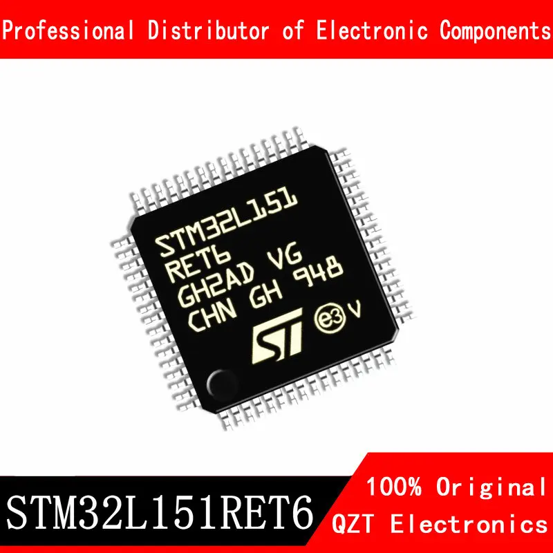 5pcs/lot new original STM32L151RET6 STM32L151 LQFP64 microcontroller MCU In Stock stm32l151c8u6 stm32l151c8 stm32l151 stm32l stm32 new original mcu ufqfpn 48 stm ic