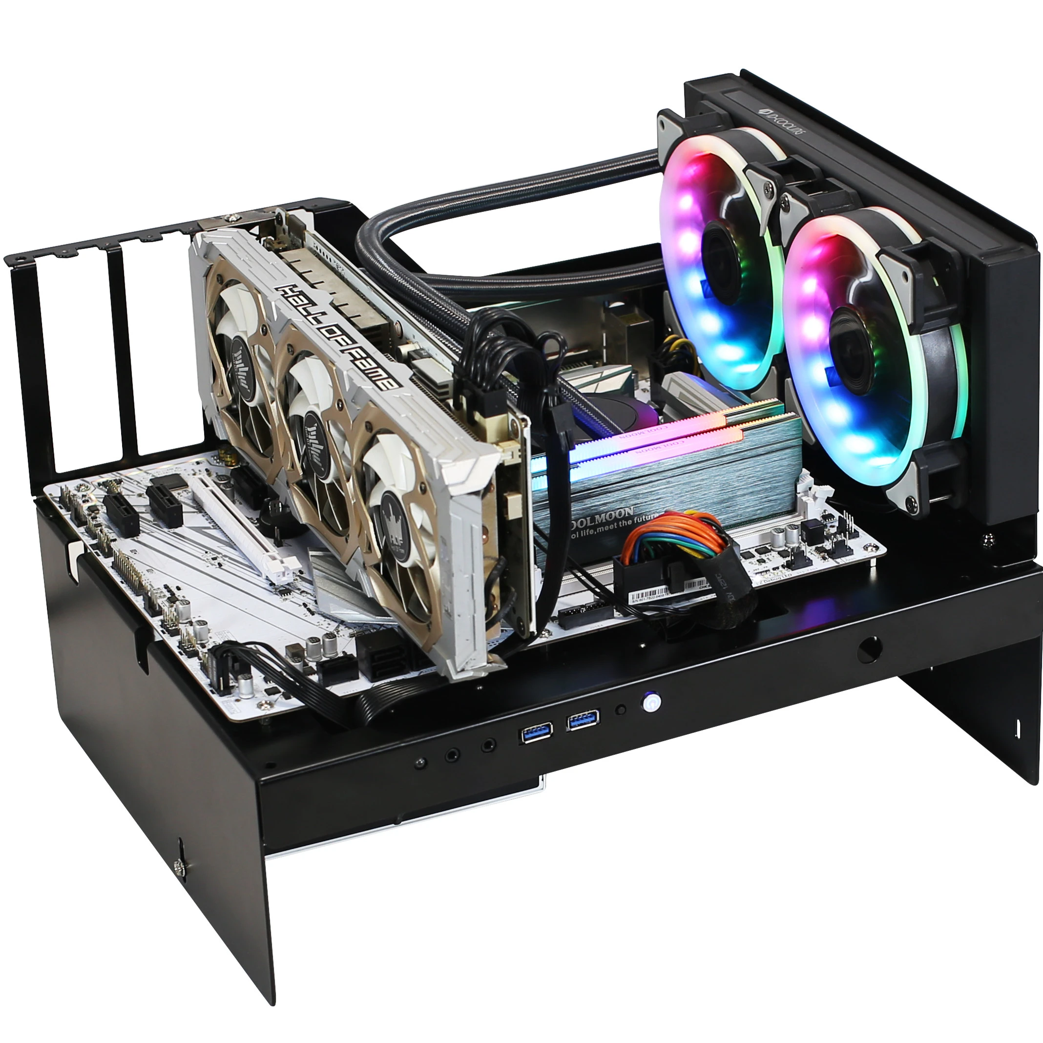 ATX PC Open Frame ATX Test Bench Motherboard Overclock Computer Case