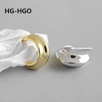 

Silver 925 Jewelry 925 Sterling Silver Earring Women Korean Fashion Jewelry Vintage Hoop Earrings Gold Earrings Simple Earrings