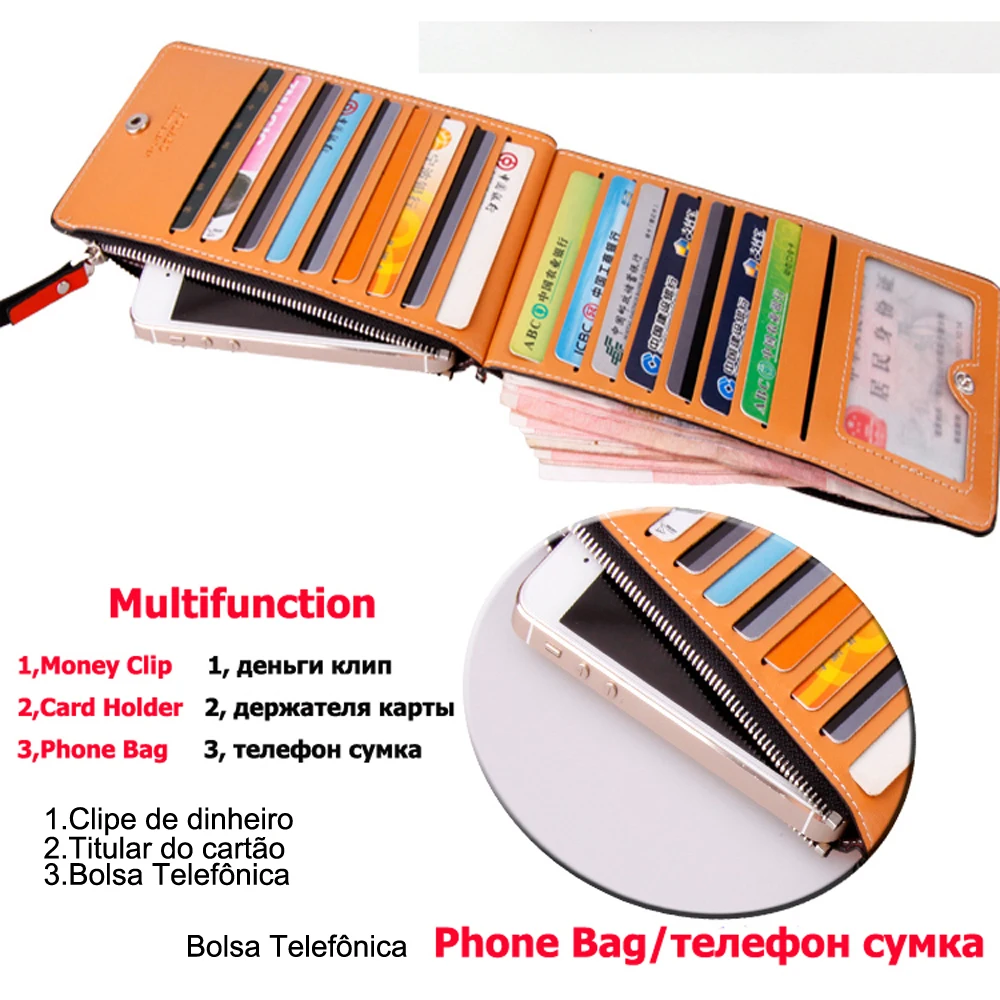 Bank ID Business Phone Credit Card Holder For Men Women Cover Case Wallet Bag Purse Pocket porte Carte wallet card holder card holder credit card holder