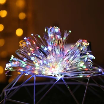 

Led Strings Copper Wire 3XAA Battery Operated Christmas Wedding Party Decoration LED String Fairy Lights