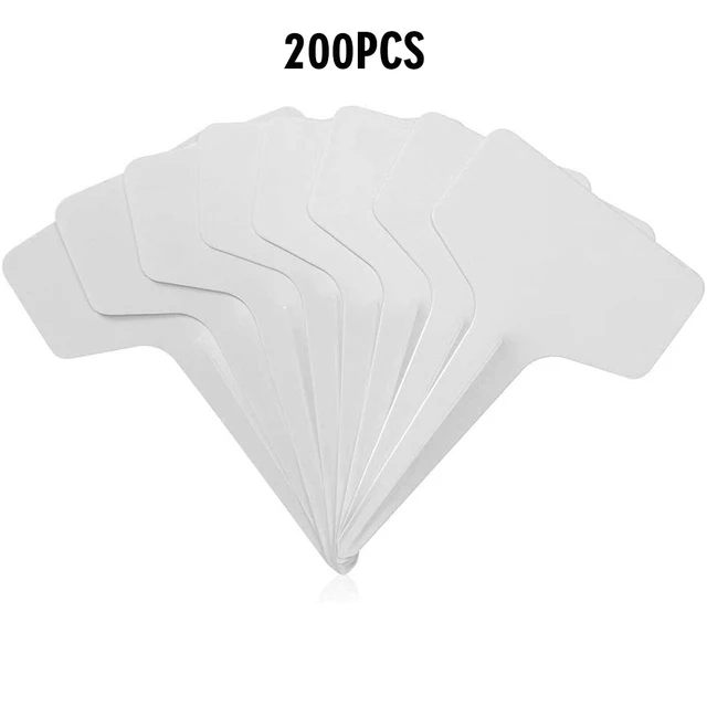100/200/500 Db Növény T-Alakú Műanyag Címkék Virágmagfajták Címkéző Jelölő Kerti Óvodai Jelző A Növényi Jelhez - Image 4