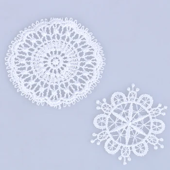 

1:12 Scale Miniatures Furniture Decoration White Knitting Table Placemat For Dollhouse Life Scene Model Toy