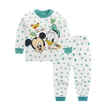 Одежда для новорожденных мальчиков хлопковый комплект одежды с длинными рукавами для малышей 0-2 лет; зимний костюм с рисунком для маленьких мальчиков