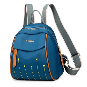 

Oxford Women Backpack Female Small Embroidery Fashion Back Pack Ladies Waterproof Backbag Casual Women's Bagpack 2020