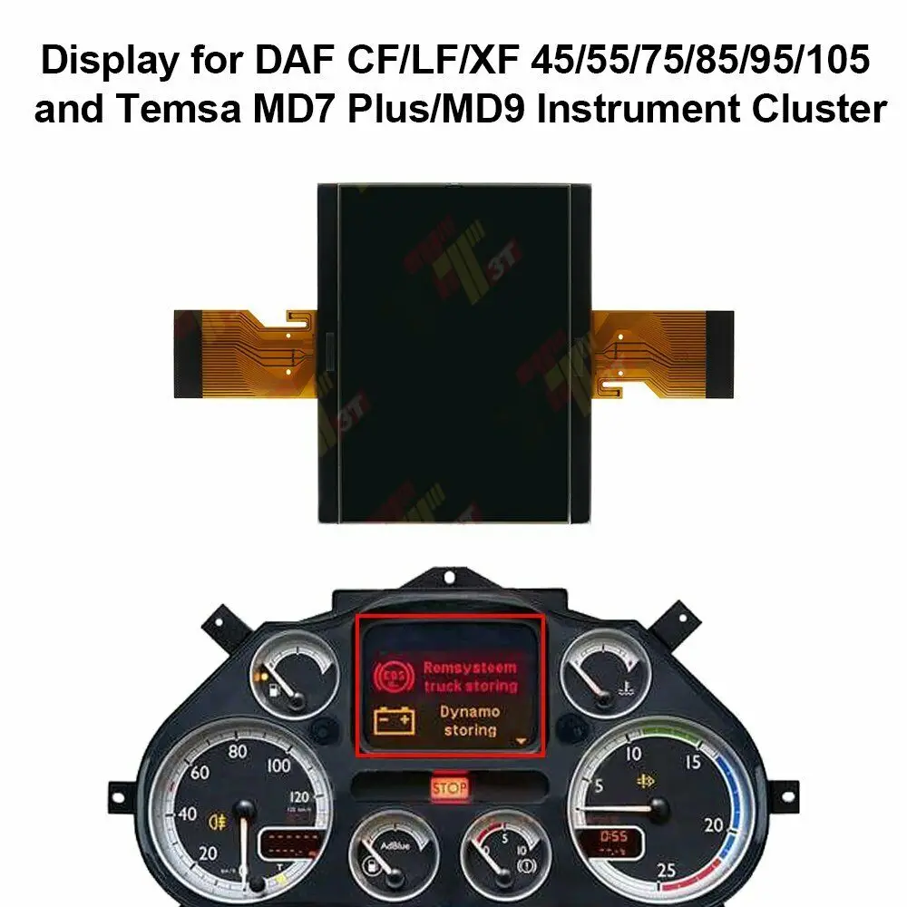 Кластерный ЖК дисплей для приборной панели приборов DAF CF/LF/XF 45/55/75/85/95/105 и Temsa MD7