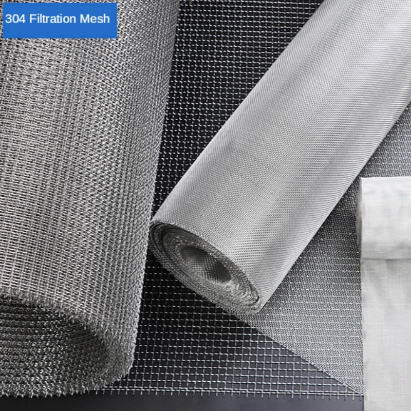 50 Mesh 304 Edelstahl Filtration Drahtgewebe Bildschirm Filter 40x90cm 50 Mesh 304 Edelstahl Filtration Drahtgewebe Bildschirm Filter 40x90cm