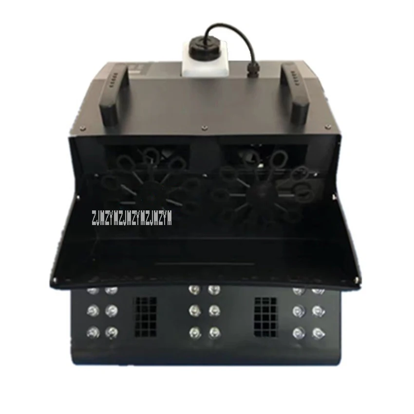 

Double Wheel Smoke Bubble Integrated Machine Led Bubble Fog Machine Professional Wedding Event Party Effect Machine 110V/220V