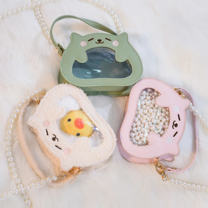

Japanese sweet lolita handbags cute embroidery plush bag women card coin purse bags for women 2020 new kawaii girl loli cosplay