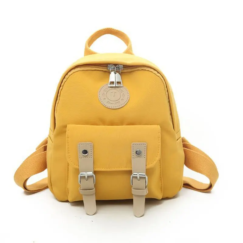 Желтый мини-рюкзак женская сумка через плечо из искусственной кожи для девочек-подростков детский маленький рюкзак женский школьный рюкзак Mochilas