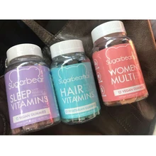 Витамины для волос, 60 шт.(1 месяц питания), 60 жеваний витамин с высоким содержанием биотина, более сильные, здоровые вегетарианские волосы