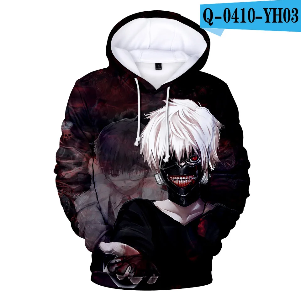 3d Детская толстовка с капюшоном с принтом «Tokyo Ghoul» толстовки с капюшоном и свитшоты Для мужчин с капюшоном пуловеры Косплей Ken kaneki; 3D одежда с рисунком - Цвет: 3d