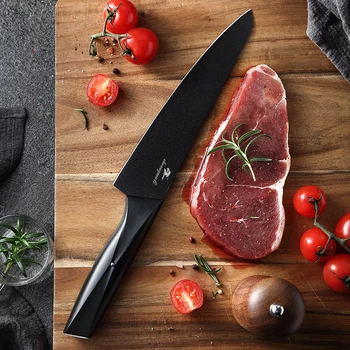 

8 Inch Non-Stick Cleaver Kitchen Knife 5Cr15 Stainless Steel Chef Knives Sharp Slicing Vegetable Chef Knife With ABS Handle