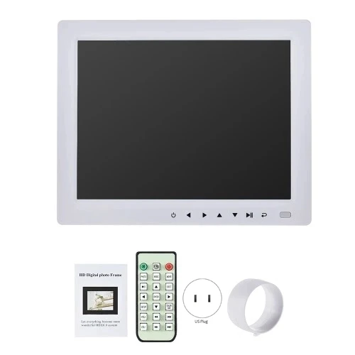10 Inch HD Digital Photo Frame Desktop Album/Display Image/1080P MP4 Video/MP3 Audio/TXT EBook/ Clock /Calendar /Support Auto Pl