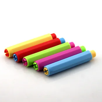 

5pcs Health Non-toxic Chalk Holder Chalk Clip Colourful Chalk Holders Clean Teaching Hold For Teacher Children Kawaii Stationery