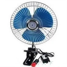 Сверхпрочный 12v8-дюймовый автомобиль с электрическим вентилятором летний Автомобильный Электрический вентилятор с зажимом вращается T028