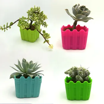 

1pc Large Capticty Creative Silicone Shatter-resistant Succulent Potted Flower Pot Eco-friendly 65x60x80mm Plant Trays Pot