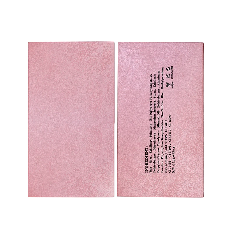 Hot Selling Makeup Pink Packaging 18 Color Eyeshadow With No Logo Waterproof Matte Eyeshadow Palette
