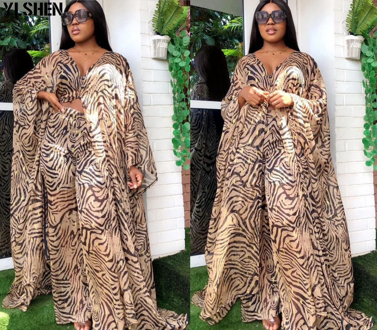 

Two Piece Abaya Pants Sets Clothes African Dresses for Women 2021 Summer Long Dress Suits Muslim Eid Mubarak Kaftan Abaya Kimono