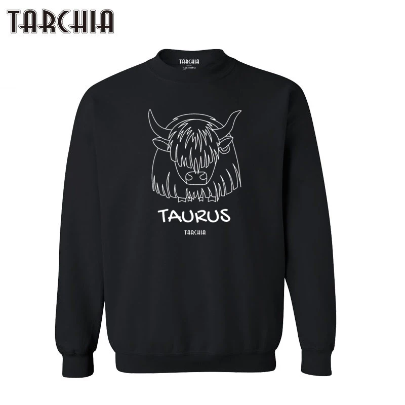 Толстовка TARCHIA 2021 Мужская для скейтборда с принтом телец модная мужская одежда