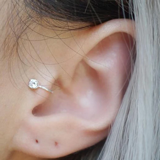 regelmatig spanning Blauwdruk Clip Earring Ear Cuff Tragus Earring | Earrings Women Piercing Tragus -  Quality 6mm - Aliexpress