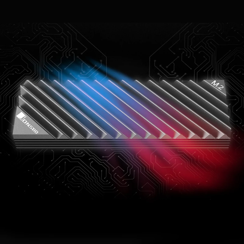 Jonsbo M.2 SSD лист Алюминий теплоотводящий кулер для 2280 твердотельный накопитель на