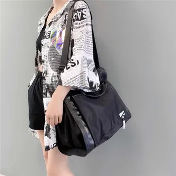 

2020 New waterproof Oxford one-shoulder bag large-capacity cloth bag to carry a sloping cross-woman bag