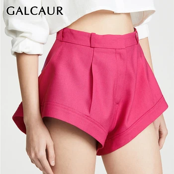 

GALCAUR 2020 Summer Fashion Women Shorts Skirts High Waist Short Pants Female Large Size Summer Clothing New Tide