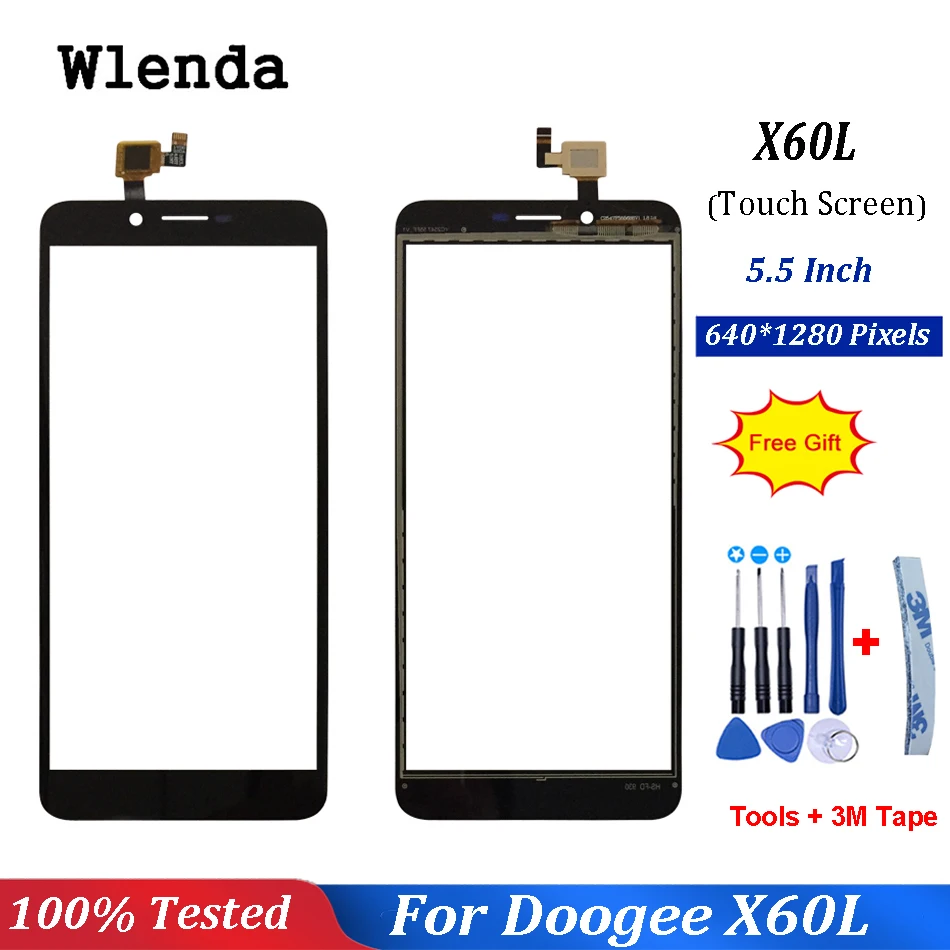 5 5-дюймовый сенсорный экран для Doogee X60L идеальные ремонтные детали сенсорная
