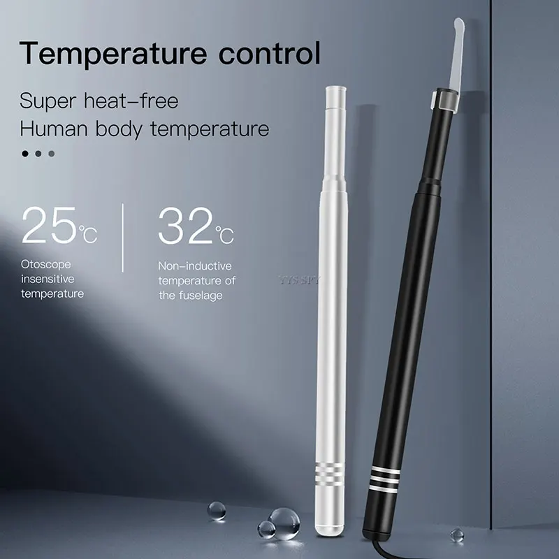 5.5mm 내시경 미니 카메라 LED 라이트 HD 비디오 비주얼 귀 스푼 보어스코프, 가정용 USB 검이경 안드로이드 OTG UVC 전화