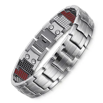 

Men Jewelry Healing Magnetic Bangle Balance Health Bracelet Titanium Bracelets Special Design for Male