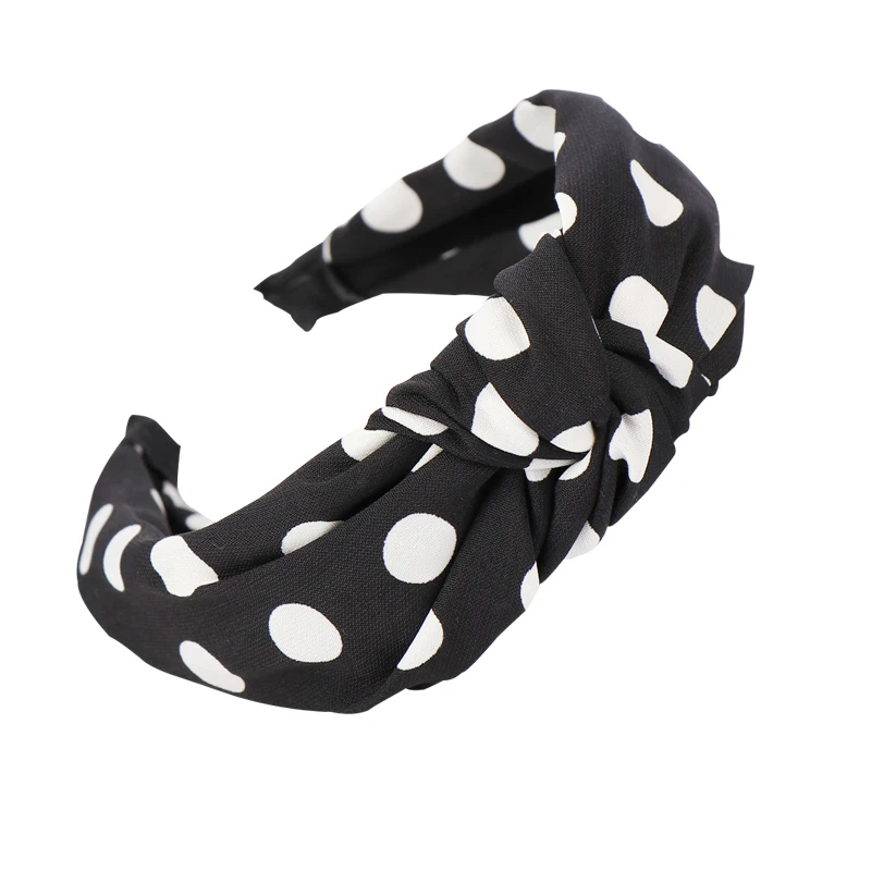 

Wild Plaid Print Stripe Bezel Solid Knotted Design Bohemian Women Headbands Lady Hairbands Girls Hair Accessories Headwear