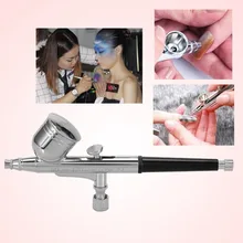 Air Brush Kit Oxygen Spray Injection Gun Paint Tattoo Machine Body Art Paint Cake Decor Spray Tattoos Gun Kits 0.2mm 0.3mm 0.5mm