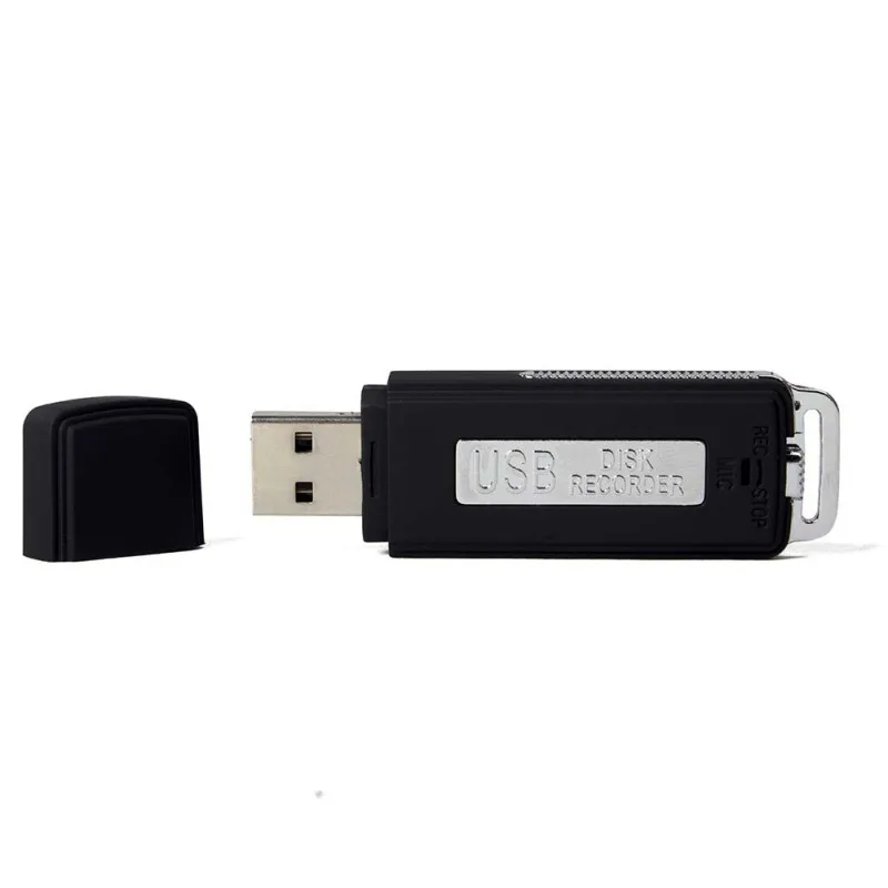 Классическая USB карта памяти портативный Перезаряжаемый 8GB 650Hr цифровой диктофон записывающая ручка диктофон черный