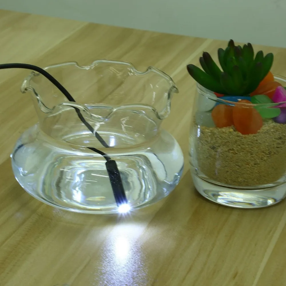 1 м/7 мм объектив USB кабель мини жесткая инспекционная Гибкая камера Водонепроницаемый эндоскоп бороскоп с 6 светодиодный для телефона Android