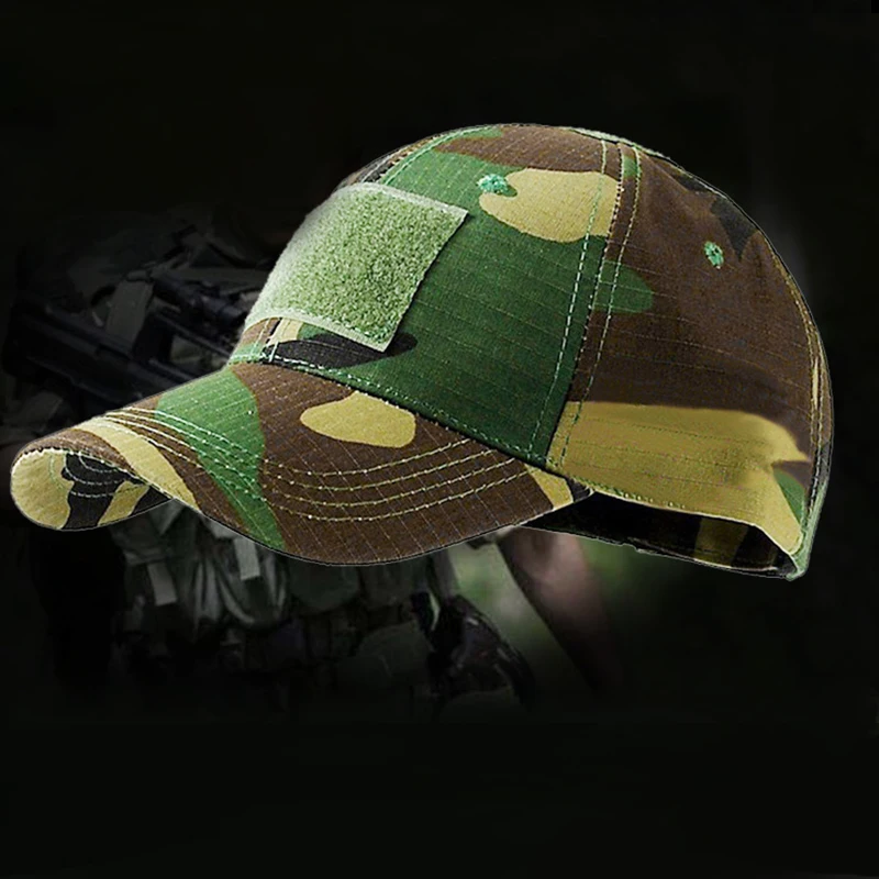 Тактическая Кепка для спорта на открытом воздухе Snapback шапки с принтом камуфляжная шляпа простота Военная армейская охотничья Кепка повседневные Шапки для взрослых унисекс