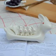 Домашние аксессуары ресторанная стойка для палочек для еды керамическая черная кошка Zakka Подставка под палочки для еды керамическая посуда ремесла A-438