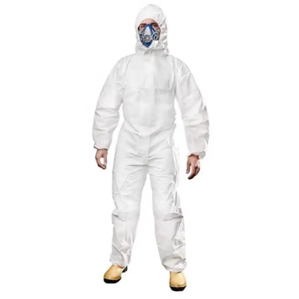

New Professional One Size Safety Protective Clothing Nonwoven Workwear Isolation Suit Set Anti-fog