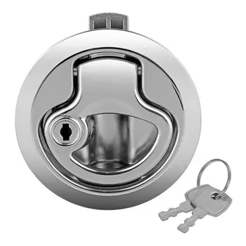 

New Marine Boat Stainless Steel 2" Flush Pull Hatch Latch For RV Caravan Boat YHQ
