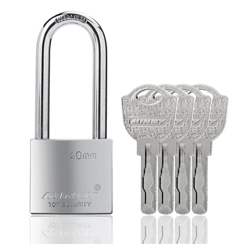 

Top Security Solid Lock Door Gate Anti-Theft Harden Shackle Safely For Jewelry Box Storage(4 Metel Keys)