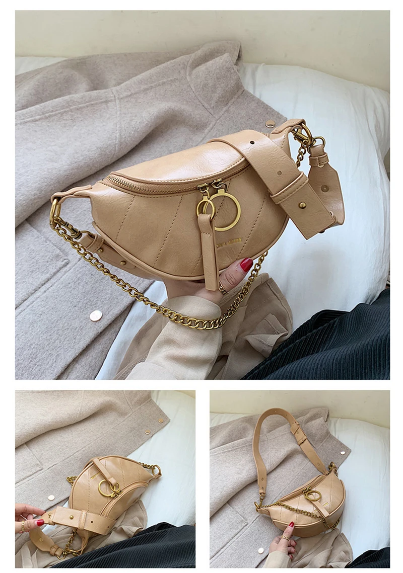 Женская поясная сумка, модная поясная сумка из искусственной кожи, поясная сумка, роскошная брендовая хип-посылка, нагрудная сумка, женская сумка через плечо