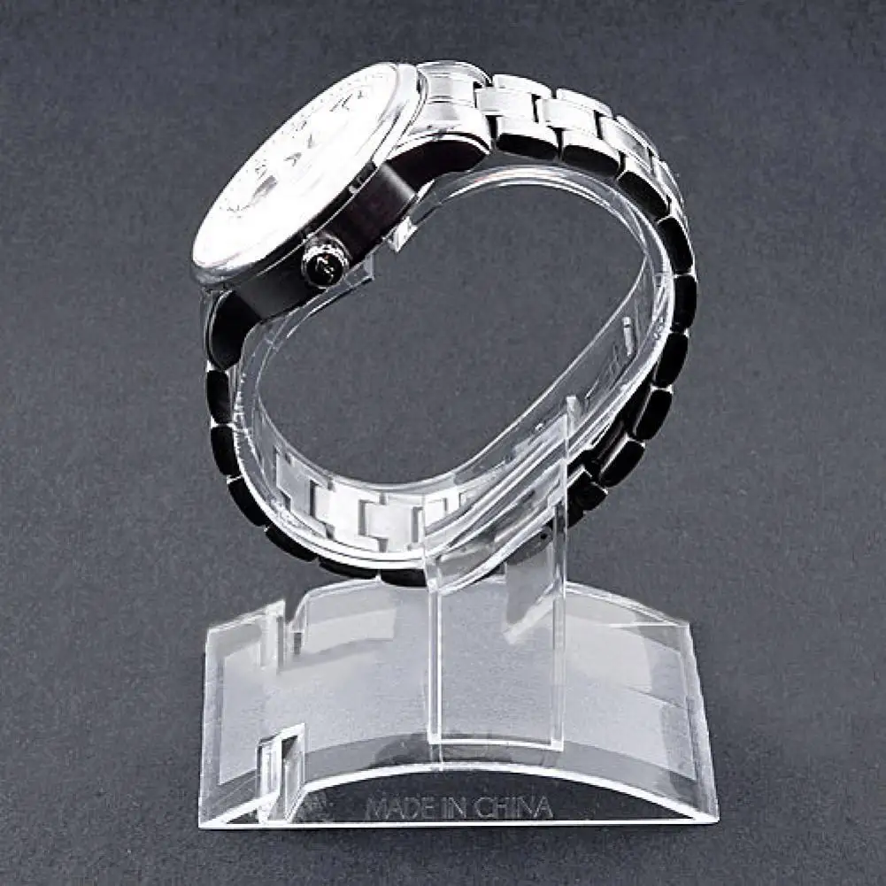 1 PC Clear Plastic Jewelry Bangle Cuff Bracelet Watch Display Stand ...