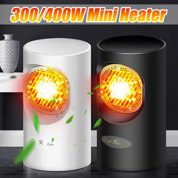 

300W 400W Mini Portable Fast Electric Heaters Touch Control Hot Fan Winter Warmer or Summer Personal Cooler Air Conditioner 220V